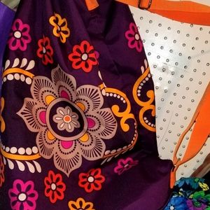 VERA BRADLEY Sunset Safari Laundry Clothes Bag